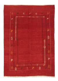 Gabbeh Teppich - Perser 200 x 142 cm - rot