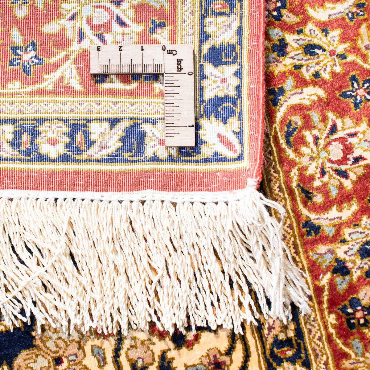 Perserteppich - Ghom 116 x 78 cm - hellbraun