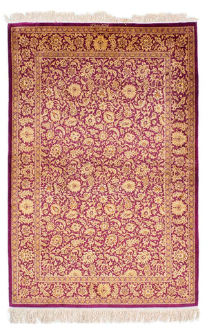 Perserteppich - Ghom 150 x 100 cm - lila