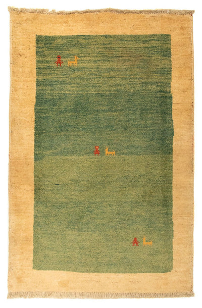 Gabbeh Teppich - Perser 87 x 125 cm - grün