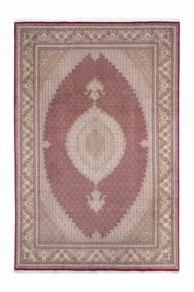 Täbriz Teppich 200x308cm - Perserteppich - dunkelrot