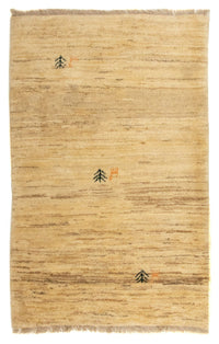 Gabbeh Teppich - Perser 128 x 80 cm - hellbraun