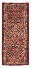 Hosseinabad Teppich 80x190cm - Perserteppich - Läufer / Dunkelrot / 80 x 190 cm Läufer