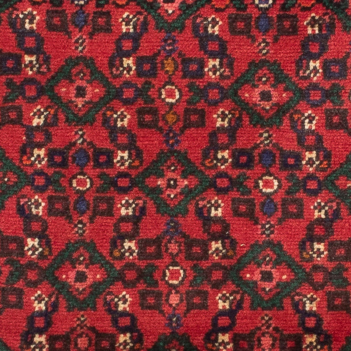 Perserteppich - Nomadic 195 x 68 cm - dunkelrot
