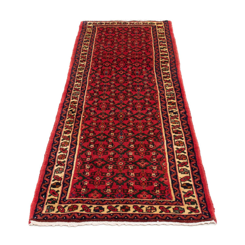 Perserteppich - Nomadic 195 x 68 cm - dunkelrot
