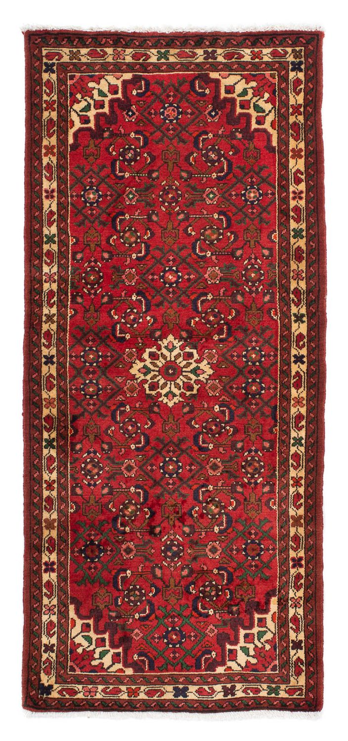 Perserteppich - Nomadic 200 x 80 cm - dunkelrot