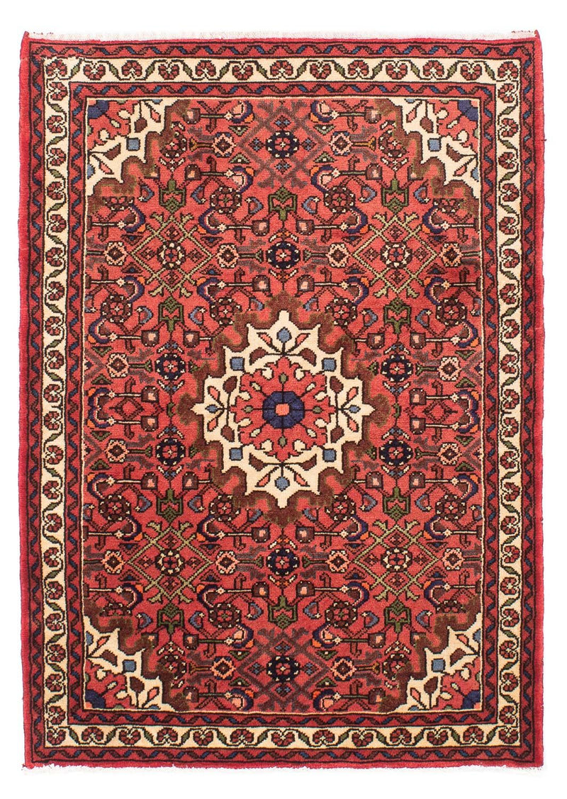 Perserteppich - Nomadic 147 x 100 cm - dunkelrot