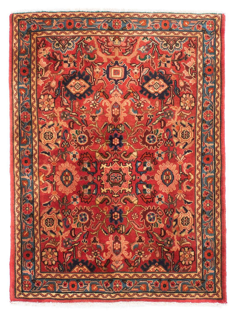 Perserteppich - Nomadic 143 x 110 cm - dunkelrot