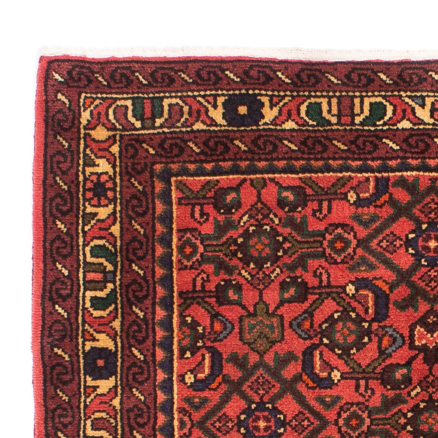 Perserteppich - Nomadic 160 x 115 cm - dunkelrot