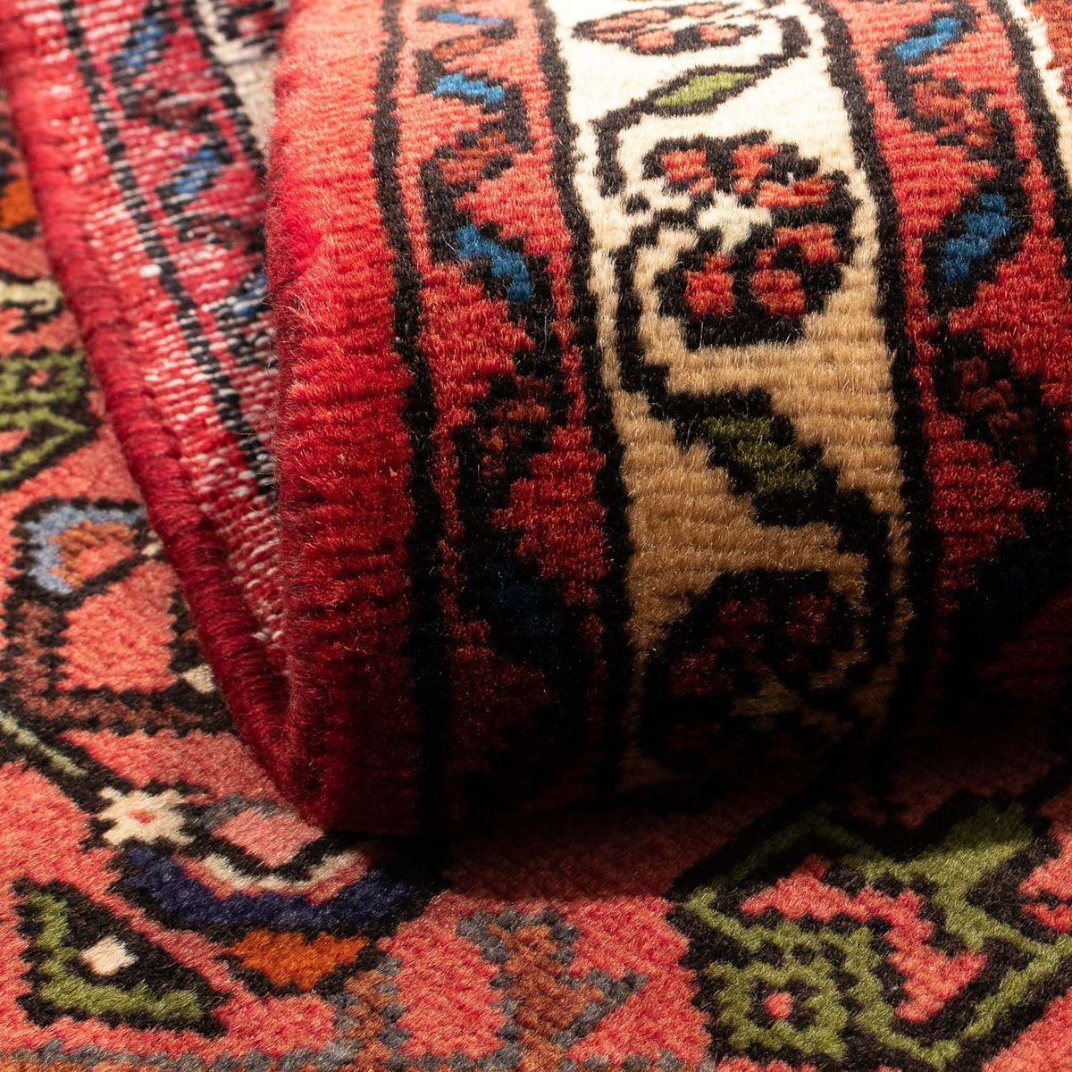 Perserteppich - Nomadic 150 x 103 cm - dunkelrot