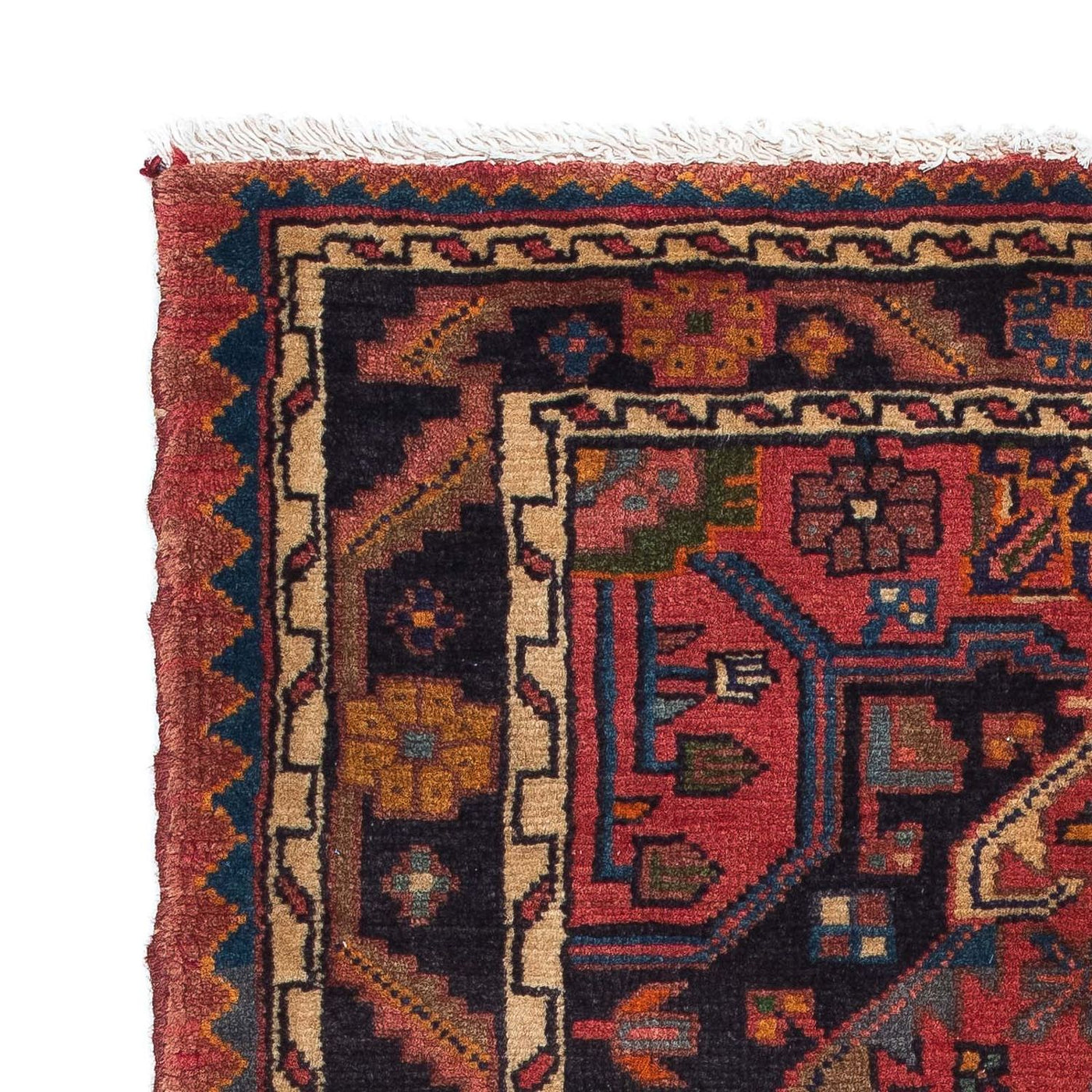 Perserteppich - Nomadic 120 x 85 cm - dunkelrot