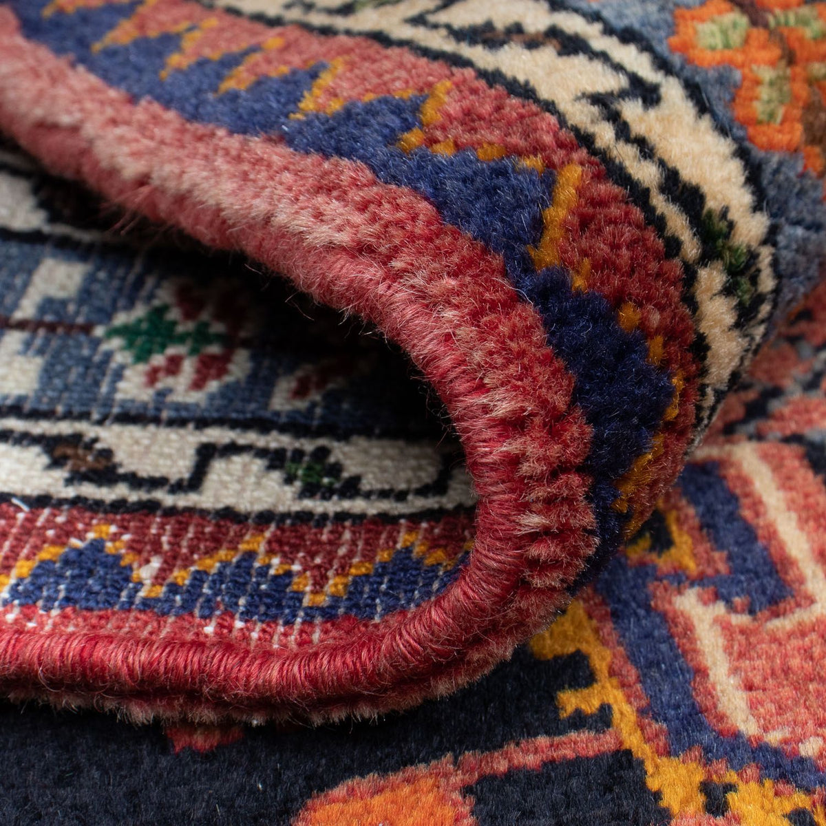 Perserteppich - Nomadic 128 x 86 cm - dunkelblau