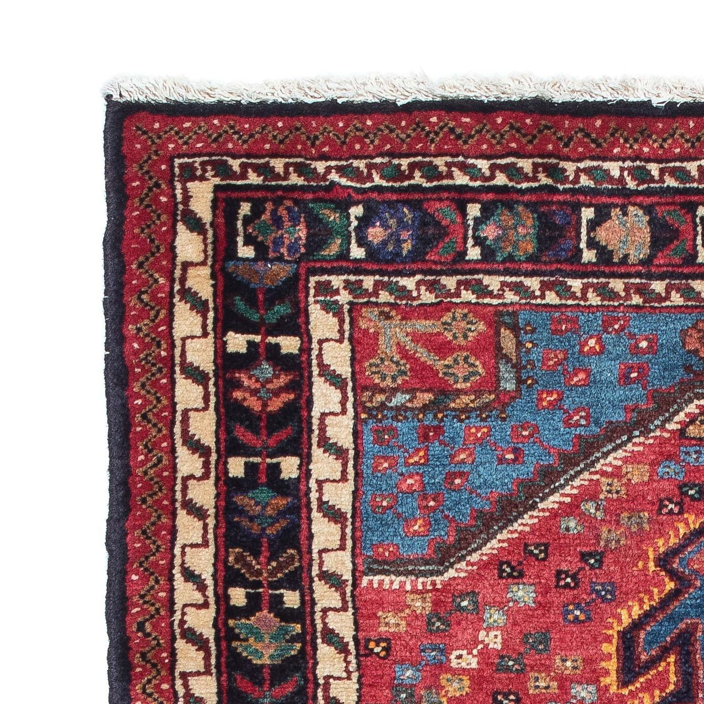 Perserteppich - Nomadic 120 x 81 cm - blau