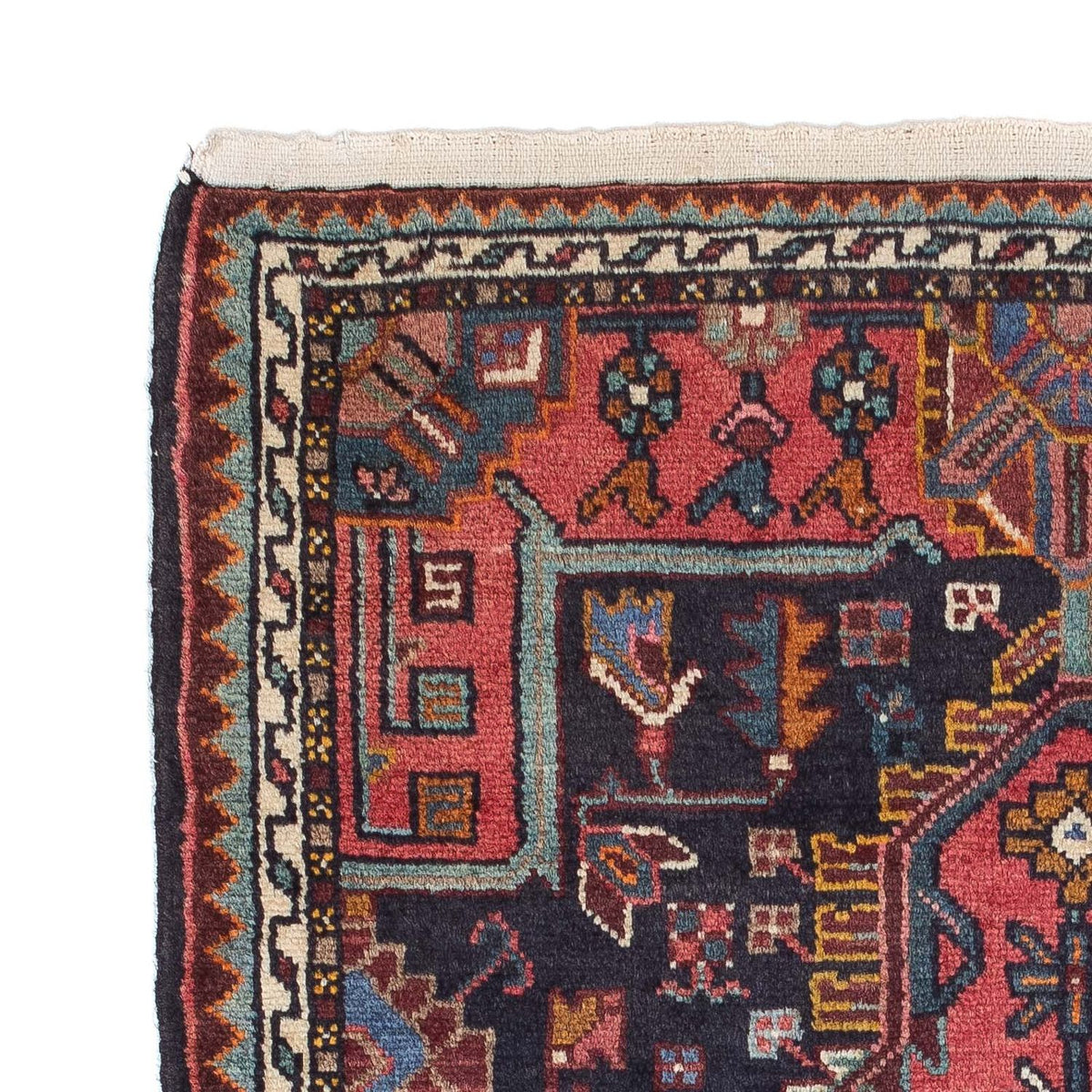 Perserteppich - Nomadic 115 x 84 cm - dunkelblau