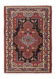 Perserteppich - Nomadic 126 x 90 cm - dunkelrot