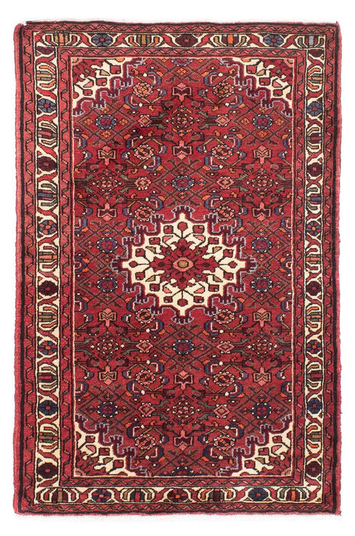 Perserteppich - Nomadic 157 x 105 cm - dunkelrot