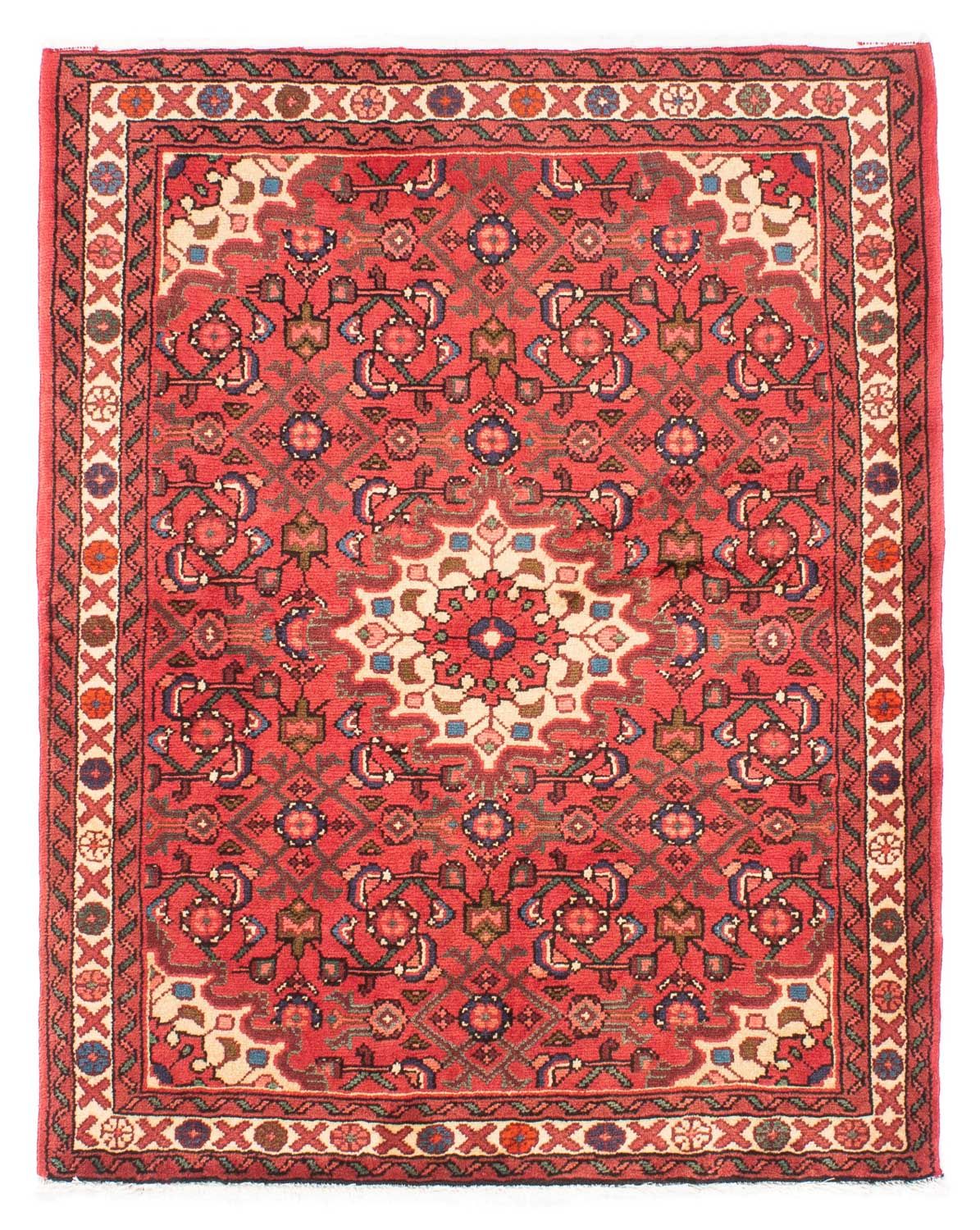 Perserteppich - Nomadic 140 x 106 cm - rot