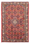 Hosseinabad Teppich 105x146cm - Perserteppich - Rechteckig / Rot / 105 x 146 cm Rechteckig
