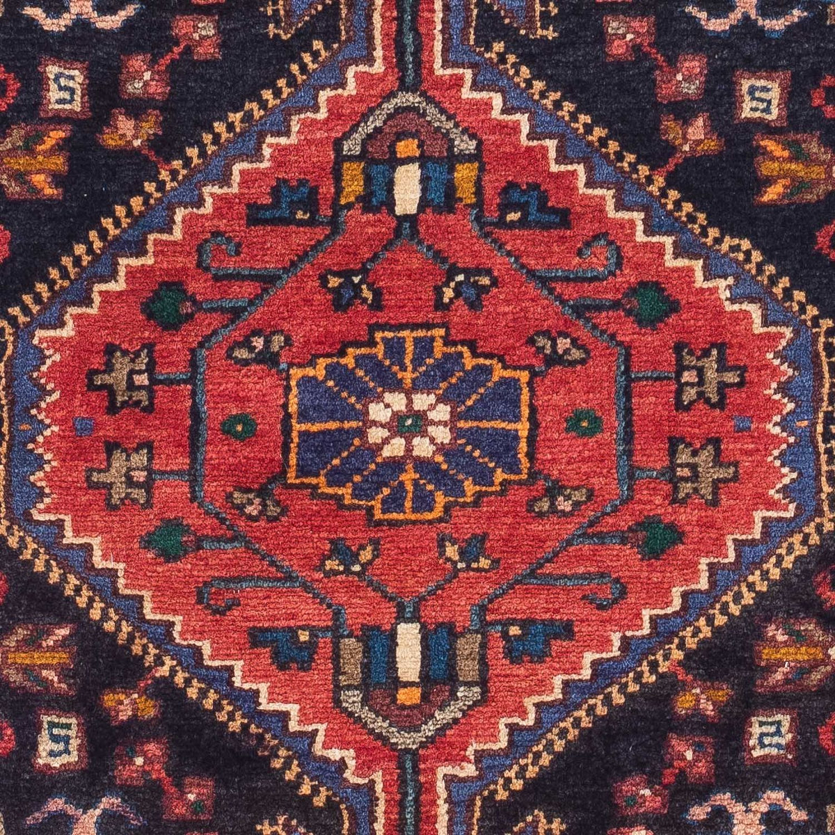 Perserteppich - Nomadic 130 x 85 cm - dunkelblau