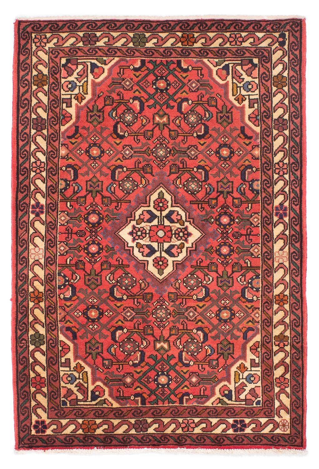 Perserteppich - Nomadic 150 x 103 cm - rot