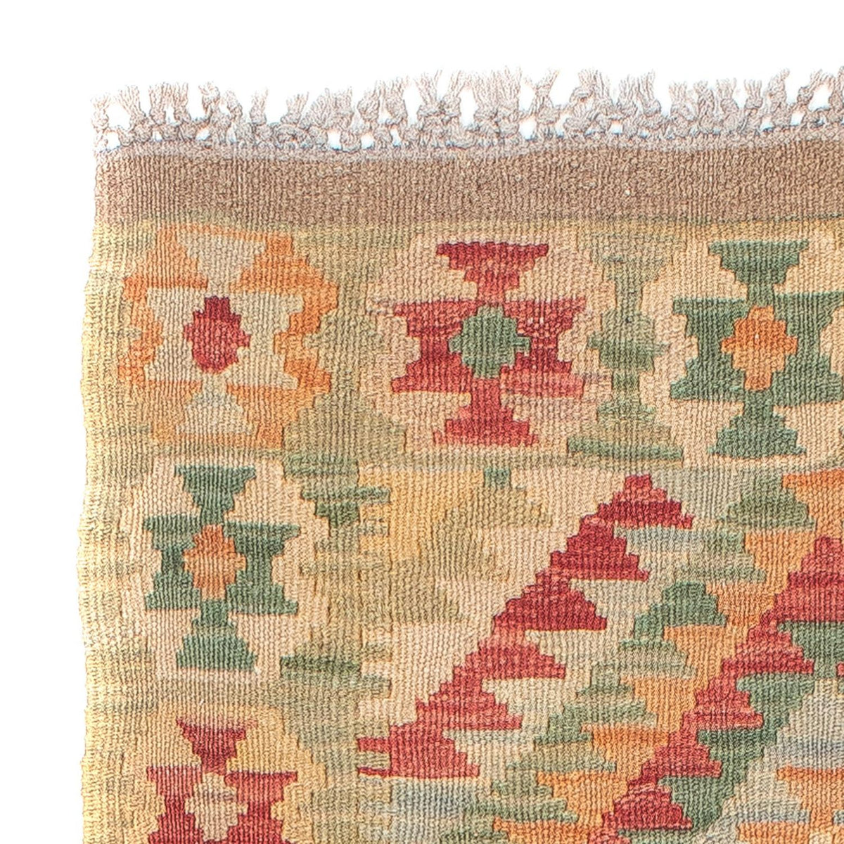 Kelim Teppich - Splash 194 x 63 cm - mehrfarbig