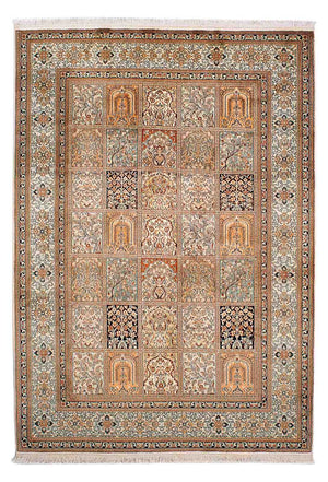 Seidenteppich - Kaschmir Seide 221 x 158 cm Wohnzimmer Teppich