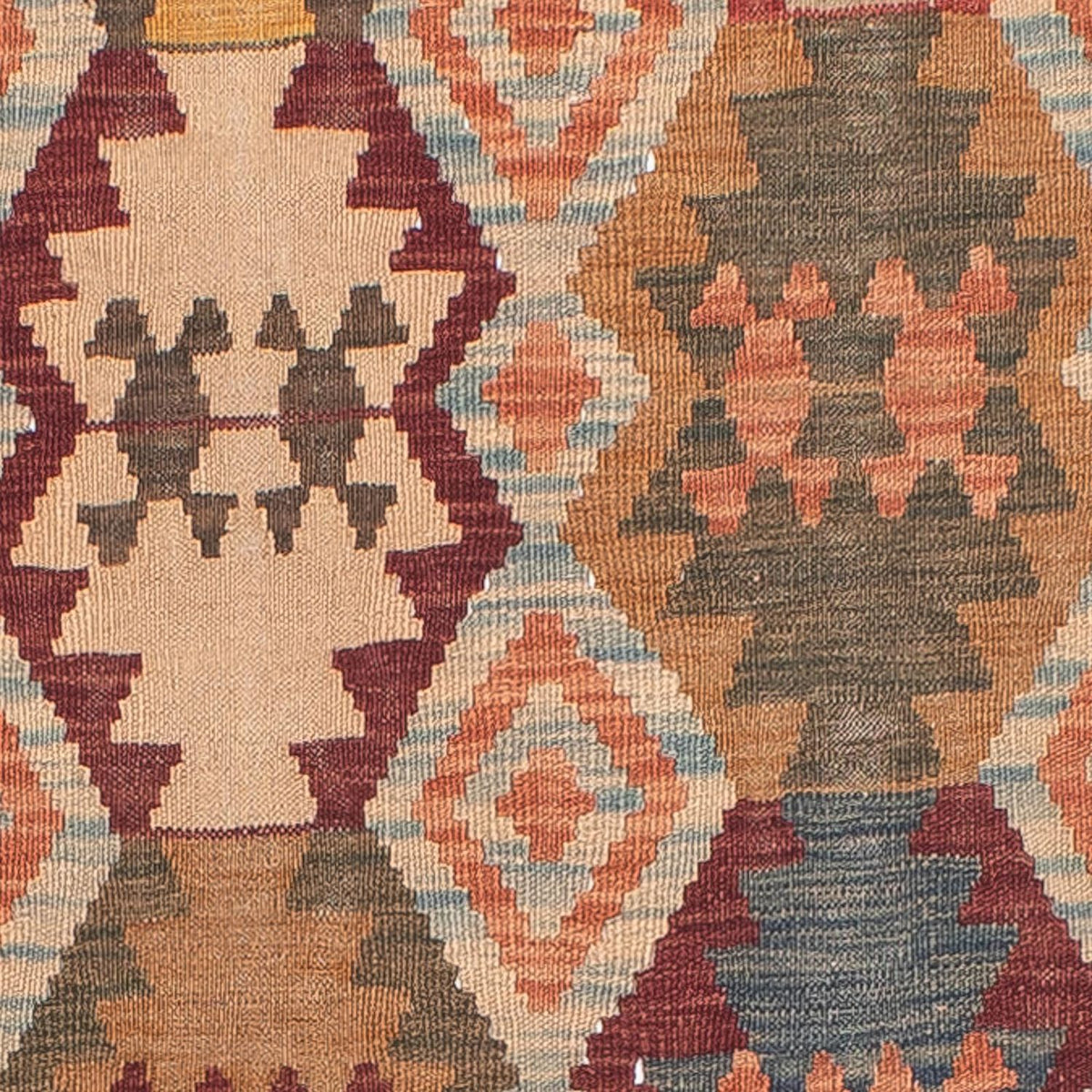 Kelim Teppich - Splash 387 x 70 cm - mehrfarbig