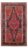 Hosseinabad Teppich 140x237cm - Perserteppich - Rechteckig / Dunkelrot / 140 x 237 cm Rechteckig