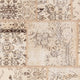 Patchwork Teppich 240 x 170 cm - hellbraun