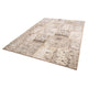 Patchwork Teppich 240 x 170 cm - hellbraun