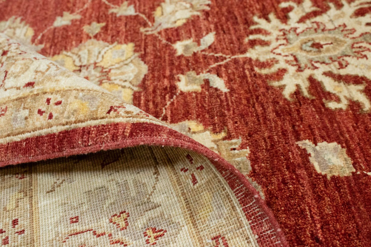 Ziegler Teppich 201 x 150 cm - rot