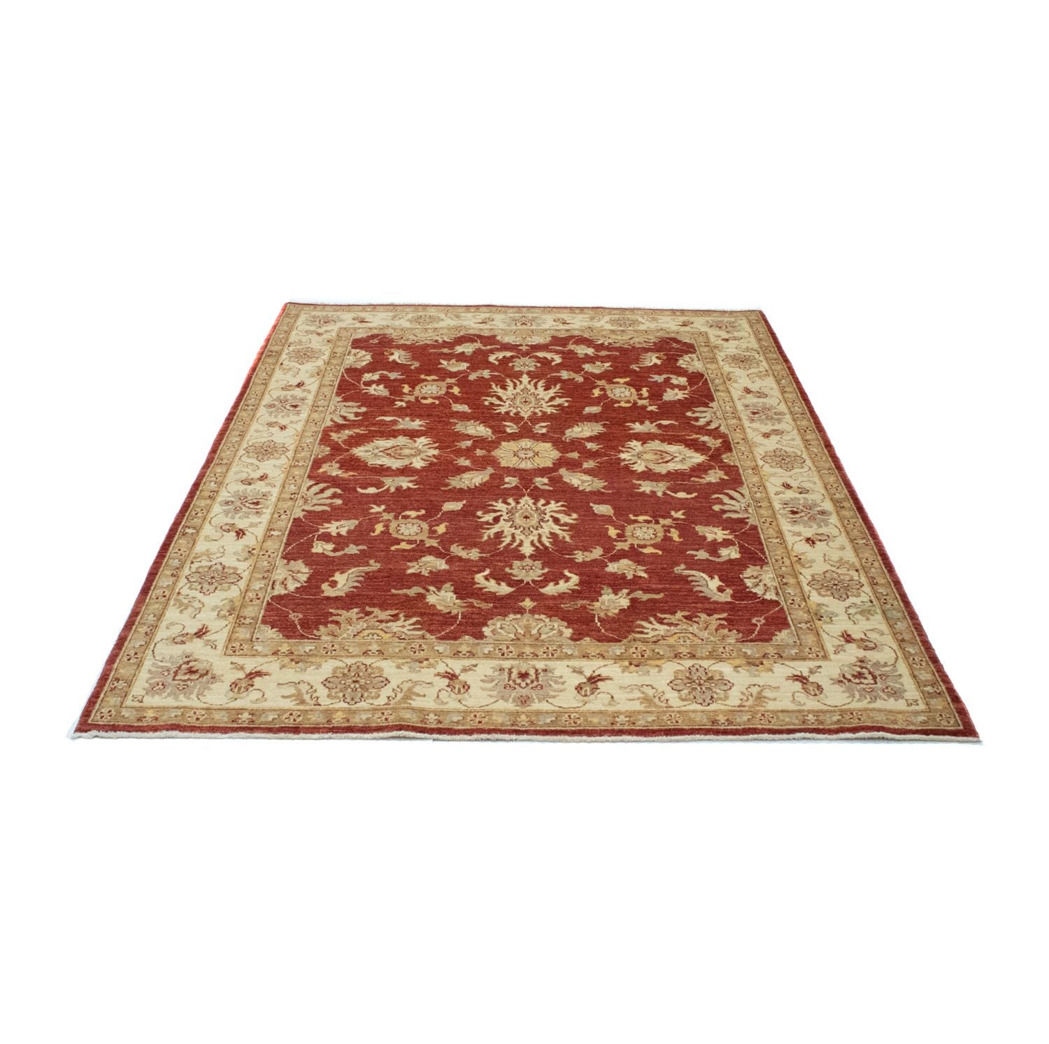 Ziegler Teppich 201 x 150 cm - rot