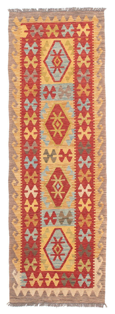 Kelim Teppich - Splash 65 x 199 cm - rot