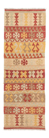 Kelim Teppich - Splash 67 x 204 cm - rot - Läufer / Rot / 67 x 204 cm Läufer