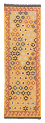 Kelim Teppich - Splash 210 x 64 cm - mehrfarbig