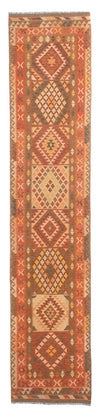 Kelim Teppich - Splash 91 x 407 cm - hellrot - Läufer / Hellrot / 91 x 407 cm Läufer