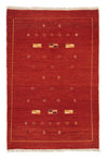 Gabbeh Persisch Teppich 113x180cm - Perserteppich Wollteppich - Rechteckig / Rot / 113 x 180 cm Rechteckig