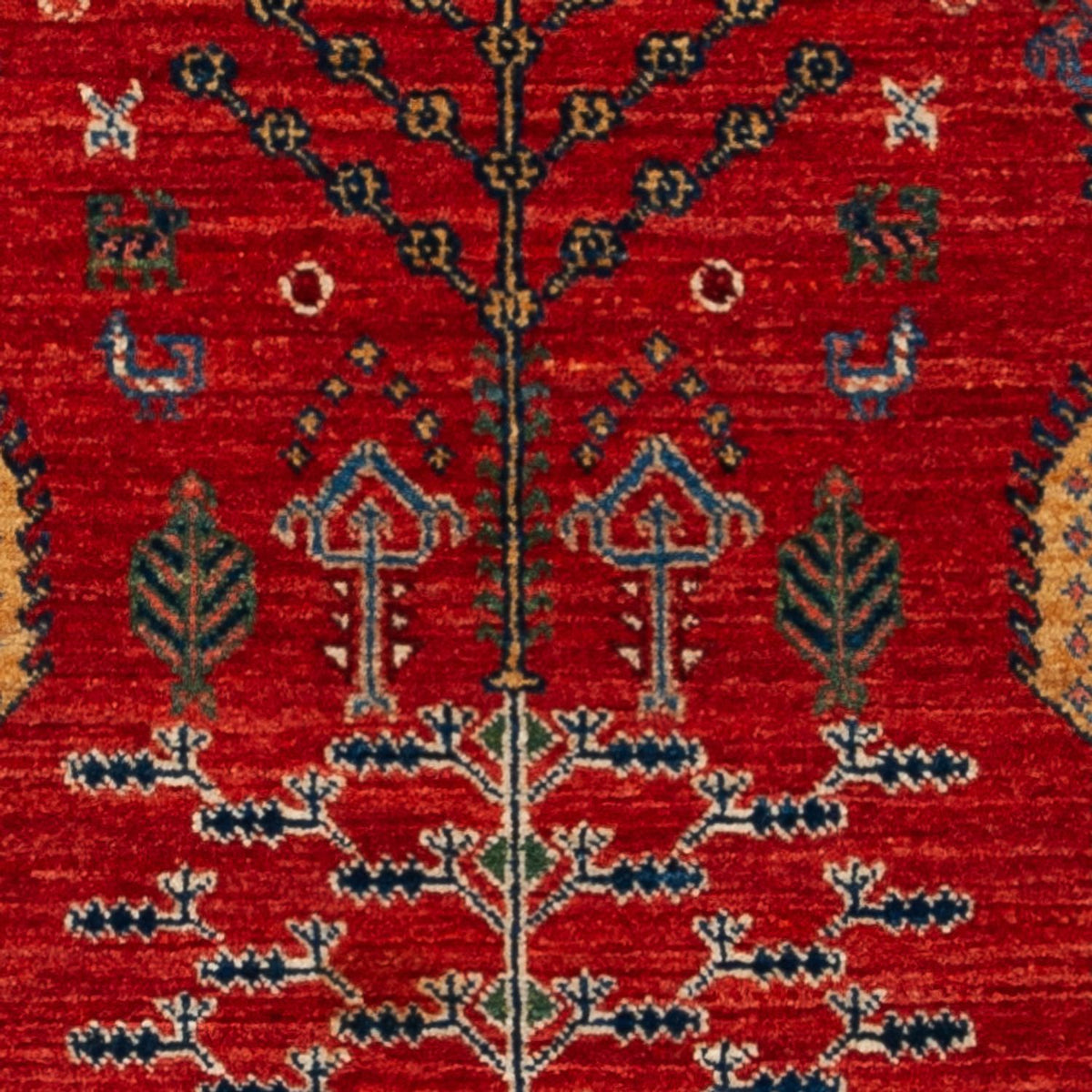 Gabbeh Teppich - Kaschkuli Perser - 120 x 85 cm - rot