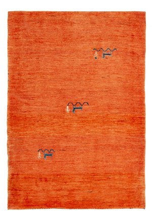 Gabbeh Teppich - Loribaft Perser - 130 x 80 cm - hellrot