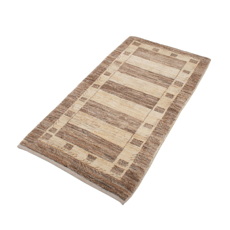 Gabbeh Teppich - Loribaft Perser - 137 x 72 cm - beige