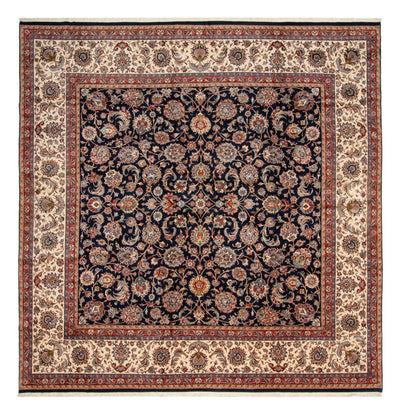 Kaschmar Teppich 388x388cm - Perserteppich - dunkelblau