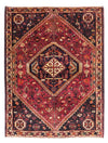 Shiraz Teppich 125x160cm - Perserteppich - Rechteckig / Dunkelrot / 125 x 160 cm Rechteckig