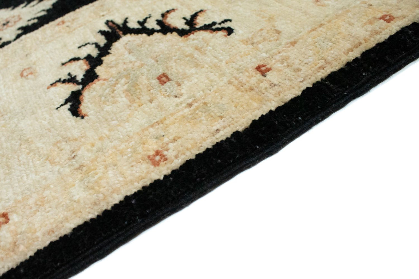 Ziegler Teppich 205 x 143 cm - schwarz