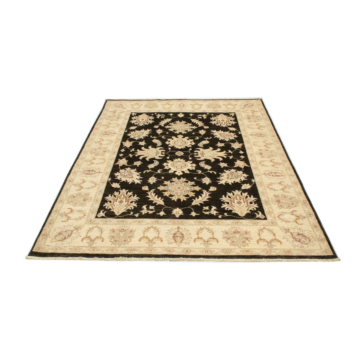Ziegler Teppich 200 x 144 cm - dunkelgrau