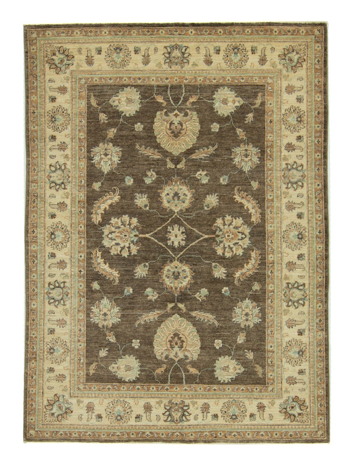 Ziegler Teppich 199 x 147 cm - taupe