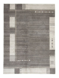 Nepal Teppich 200 x 140 cm - grau