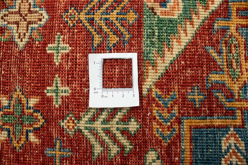 Patchwork Teppich 247 x 181 cm
