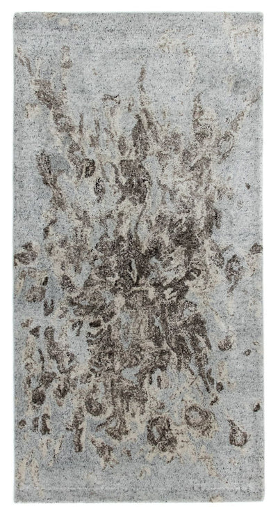 Designer Teppich 70 x 140 cm - mehrfarbig
