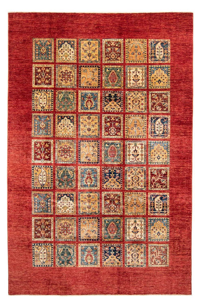 Ziegler Teppich 195x298cm - Orientteppich - dunkelrot