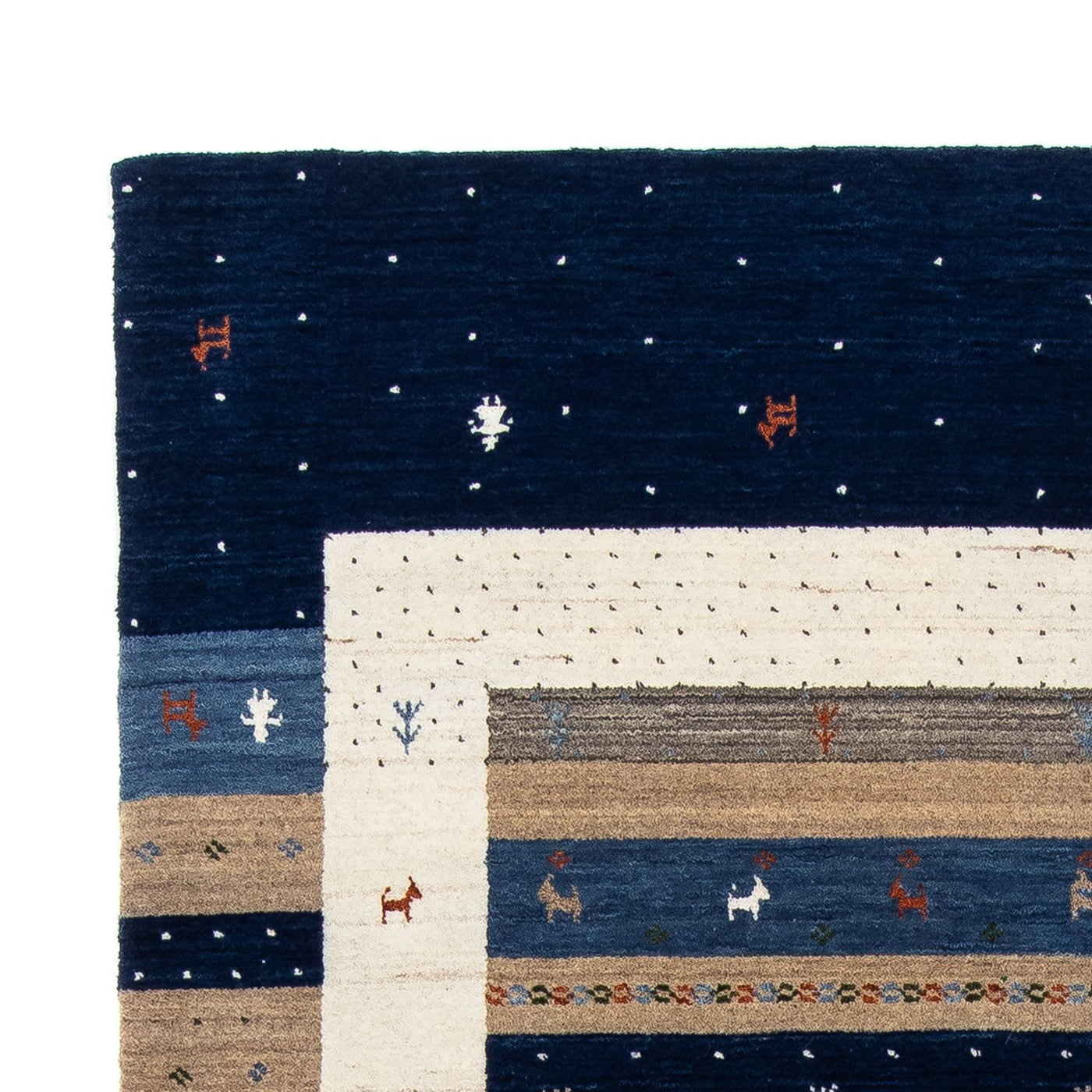 Loribaft Teppich Perser 201x144cm - Perserteppich Wollteppich